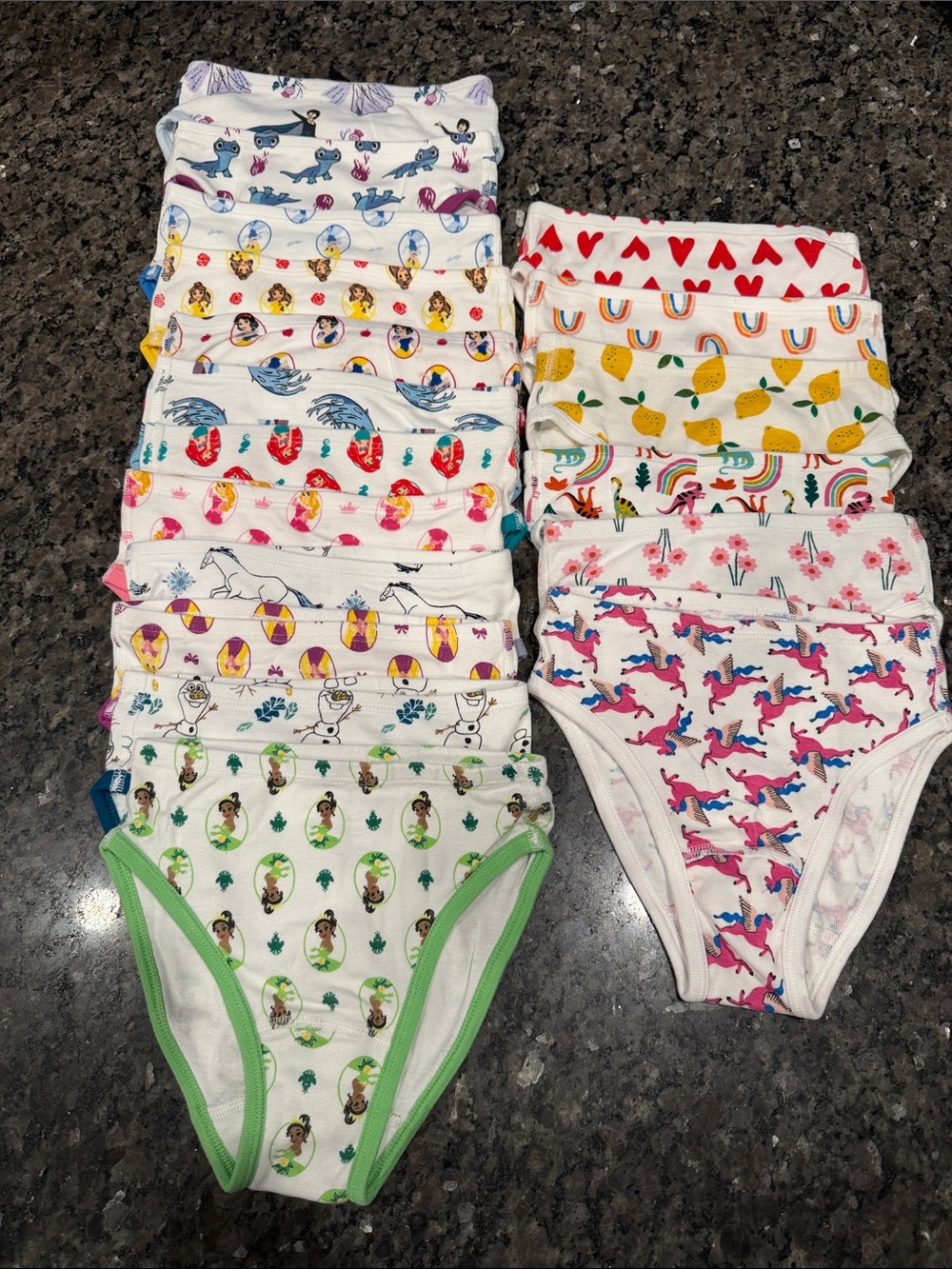 Bundle of Hanna Andersson girls underwear